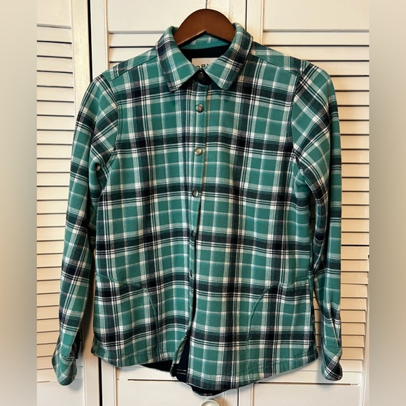 Orvis Fleece lined Snap Heritage Plaid Shirt Jacket Cabin Ready Medium gorpcore - Picture 5 of 10